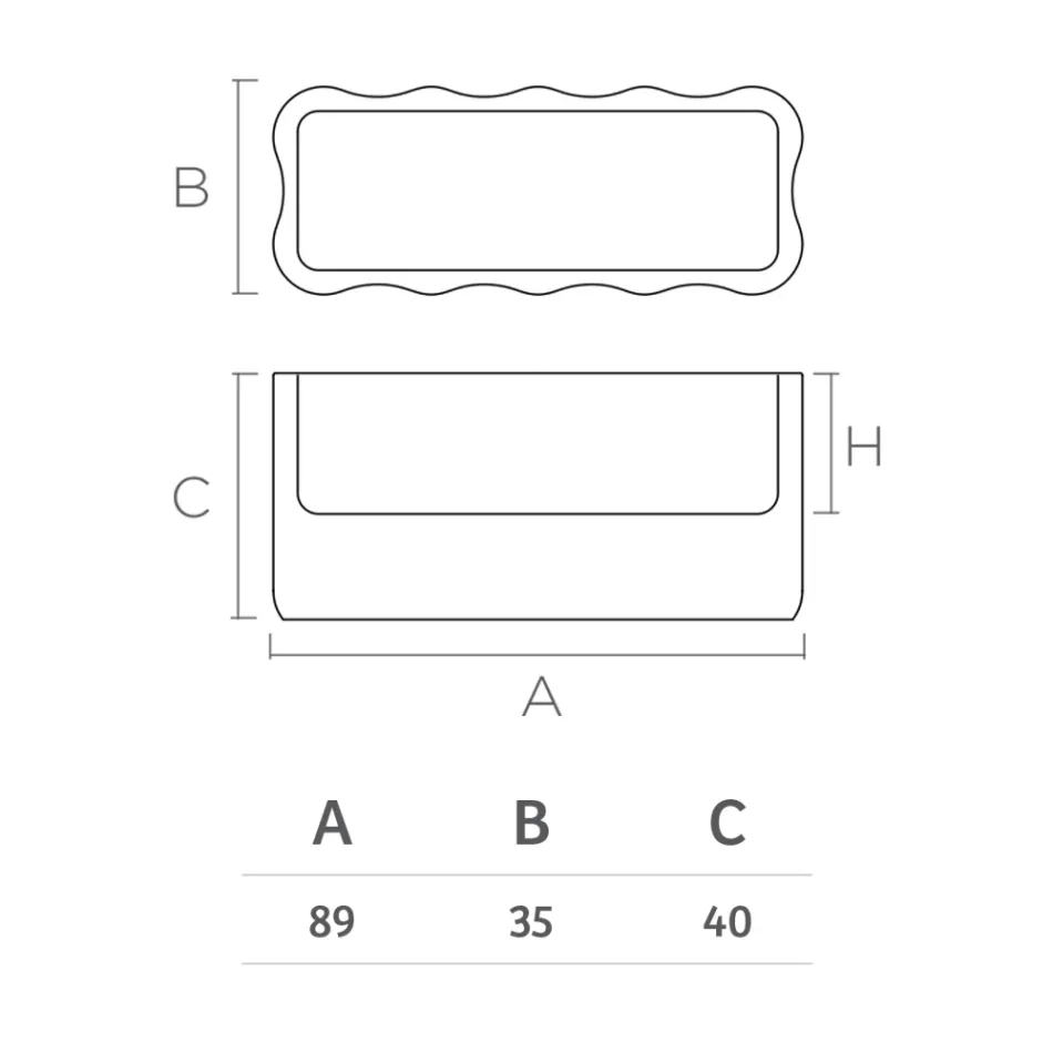 Outdoor Vase in Colored Polyethylene Made in Italy - Messy Viadurini