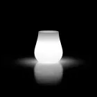 Outdoor Luminous Design Drop Vase in Polyethylene Made in Italy - Monita Viadurini