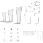 Luminous Outdoor Vase in White Polyethylene Made in Italy - Galileo Viadurini