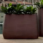 Indoor or Outdoor Vase, Plastic Planter 3 Dimensions - Pandora by Myyour Viadurini