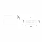 Indoor or Outdoor Vase, Plastic Planter 3 Dimensions - Pandora by Myyour Viadurini