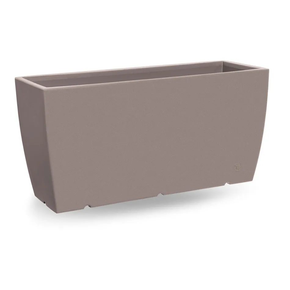 Rectangular Outdoor Vase in Polyethylene Made in Italy - Albarone Viadurini