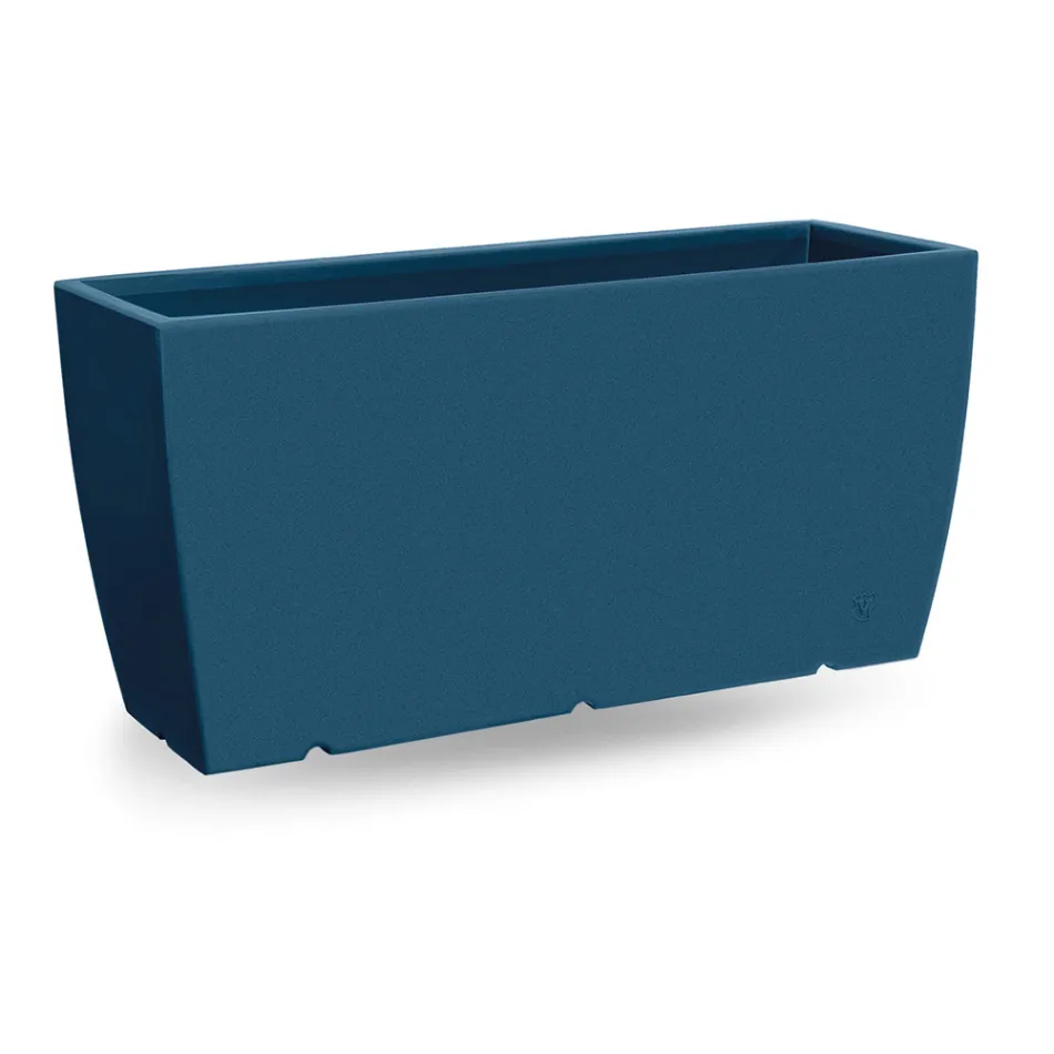 Rectangular Outdoor Vase in Polyethylene Made in Italy - Albarone Viadurini