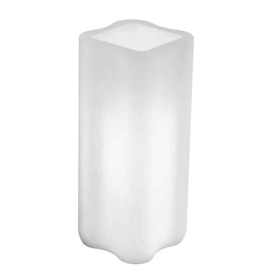 Bright Garden Pot in White Polyethylene Made in Italy - Crizia Viadurini