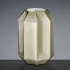 Indoor Vase in Polished Glass Handcrafted in Italy - Flock Viadurini