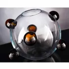 Round Indoor Vase in Blown Murano Glass Made in Italy - Astore Viadurini