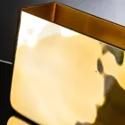 Handcrafted Decorative Vase in Blown Glass Gold Finish Made in Italy - Ephesus Viadurini