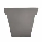 Colored decorative vase Slide The modern polyethylene vase made in Italy Viadurini