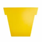 Colored decorative vase Slide The modern polyethylene vase made in Italy Viadurini