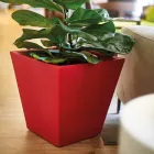 Indoor Decorative Vase in Colored Polyethylene Made in Italy - Mengo Viadurini