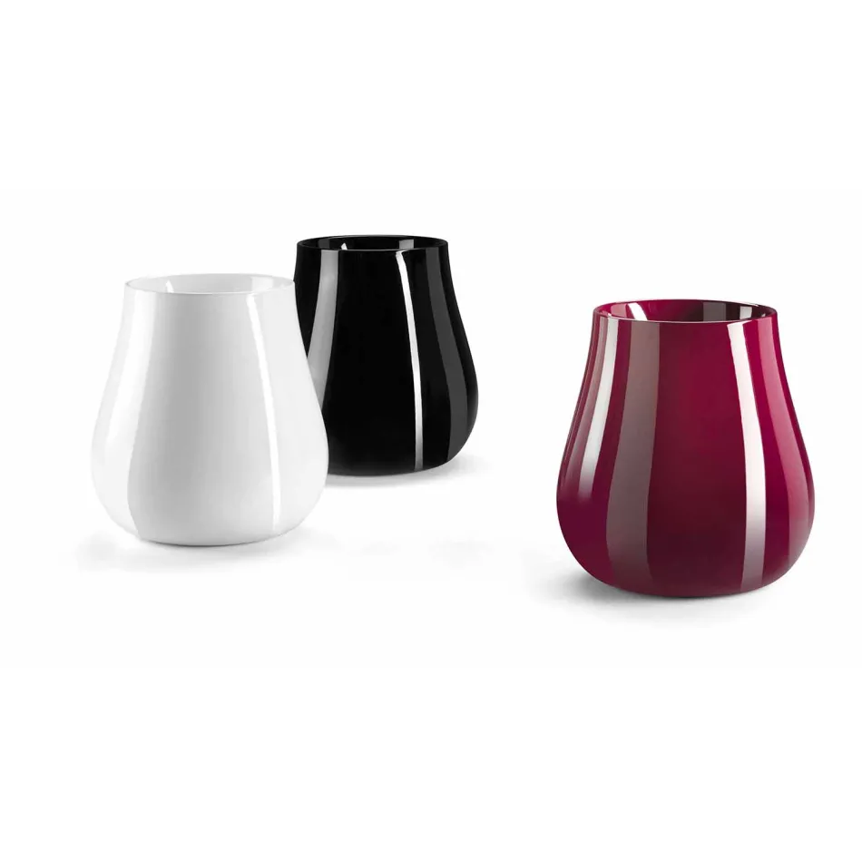 Decorative Design Drop Vase in Polyethylene Made in Italy - Monita Viadurini