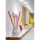 Decorative Design Drop Vase in Polyethylene Made in Italy - Monita Viadurini