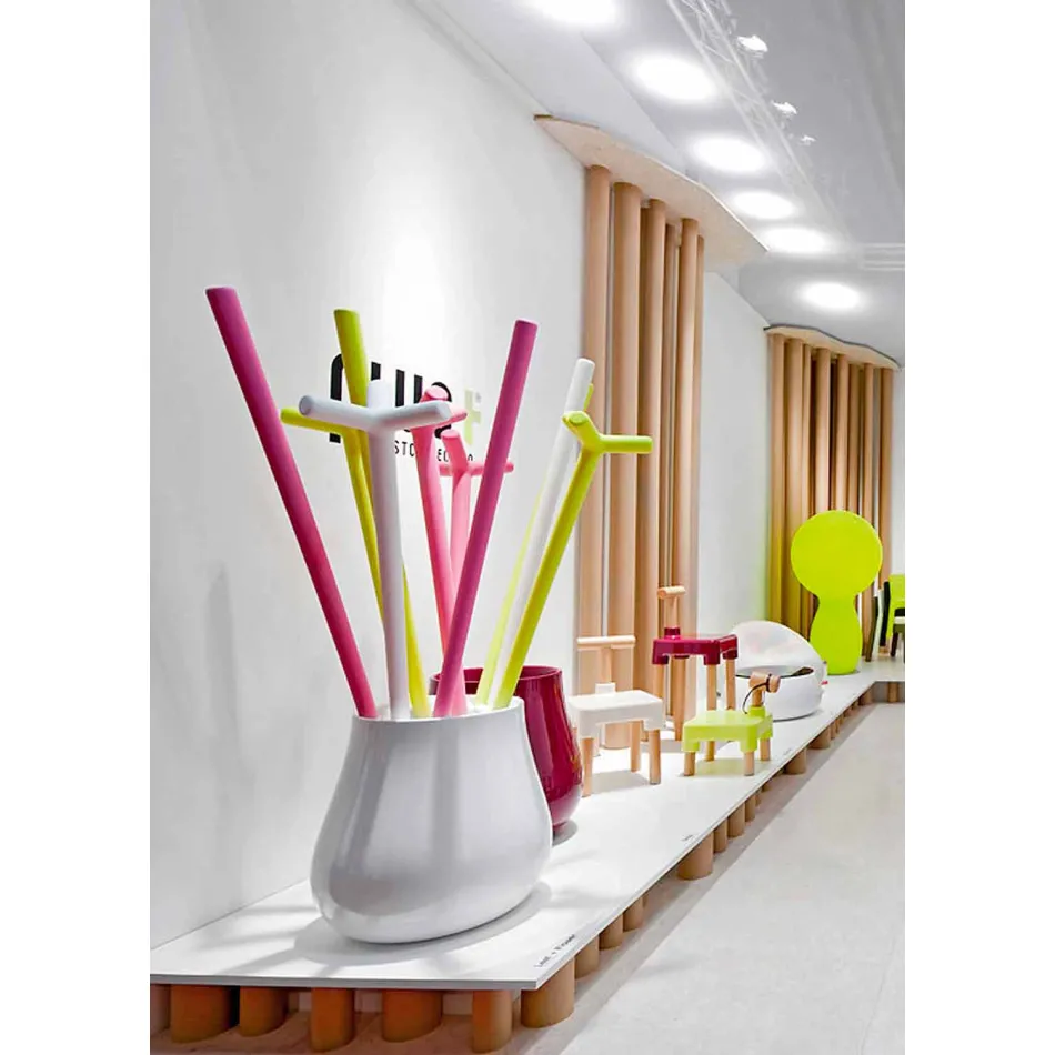 Decorative Design Drop Vase in Polyethylene Made in Italy - Monita Viadurini