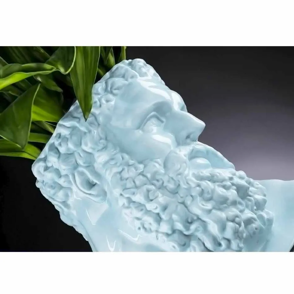 Handmade Colored Ceramic Decorative Vase Made in Italy - Maciste Viadurini