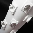 Decorative Ceramic Vase with Decorations Handmade in Italy - Capuano Viadurini