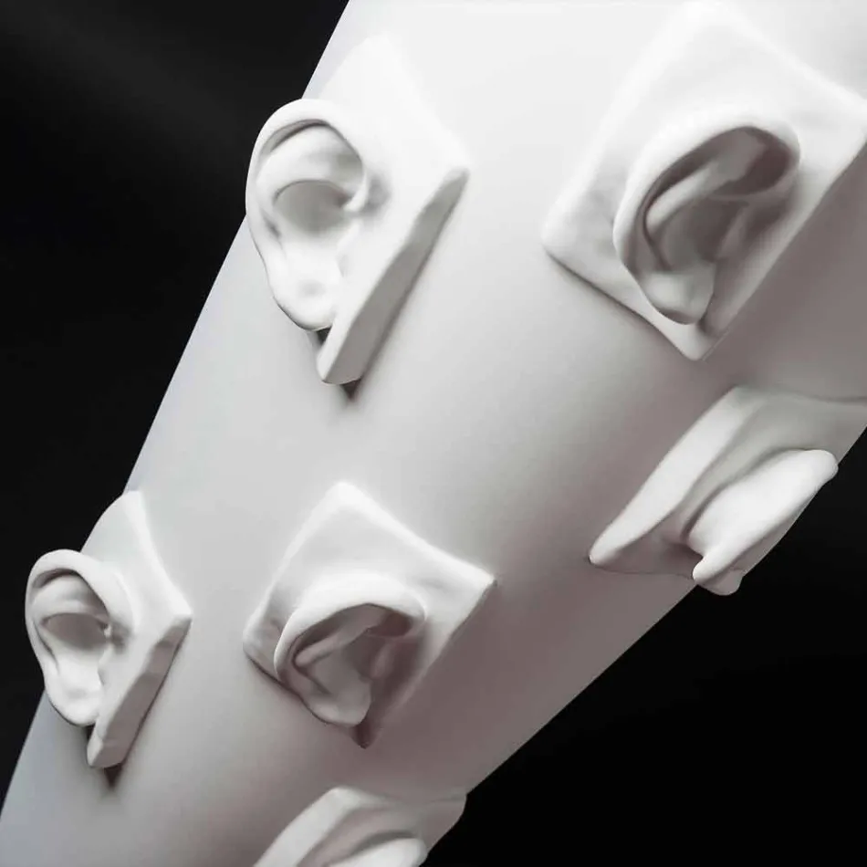 Decorative Ceramic Vase with Decorations Handmade in Italy - Capuano Viadurini