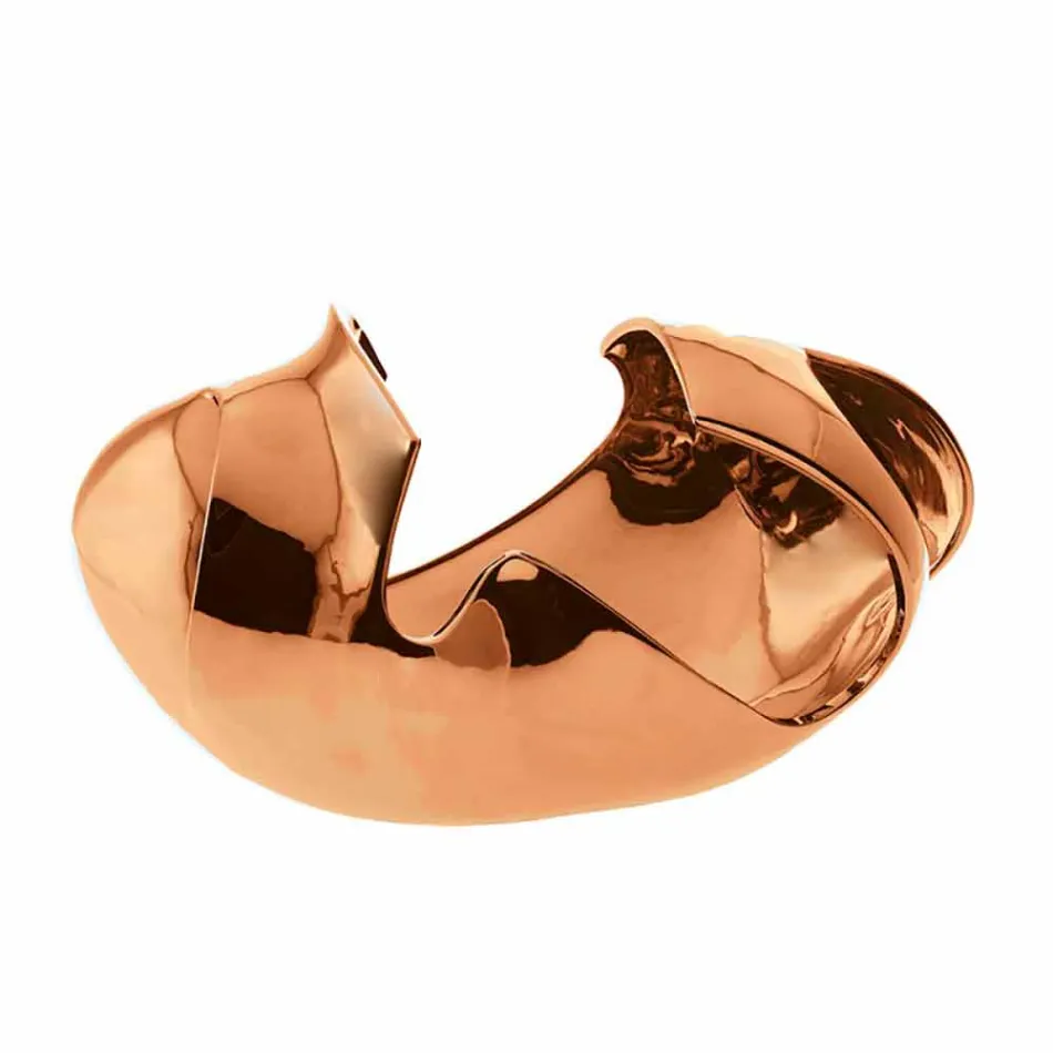 Decorative Vase in Matt or Glazed Ceramic Made in Italy - Waves Viadurini