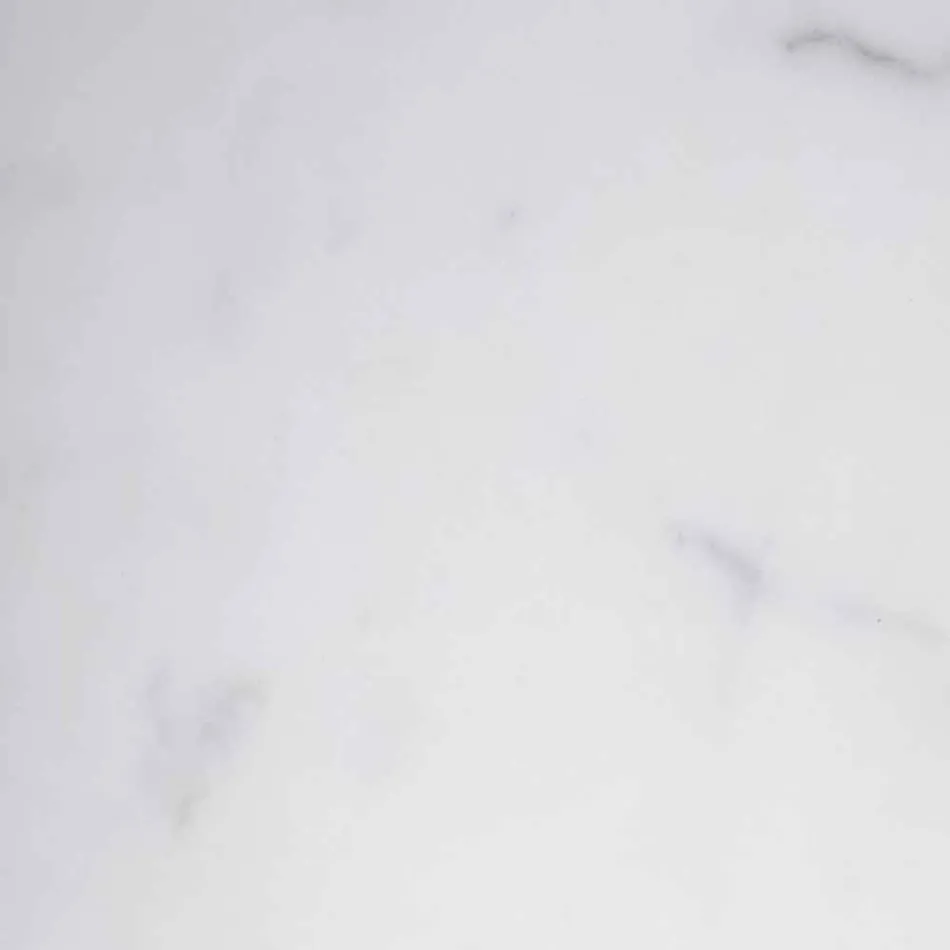 Modern White Carrara Marble Decorative Vase Made in Italy - Cairo Viadurini