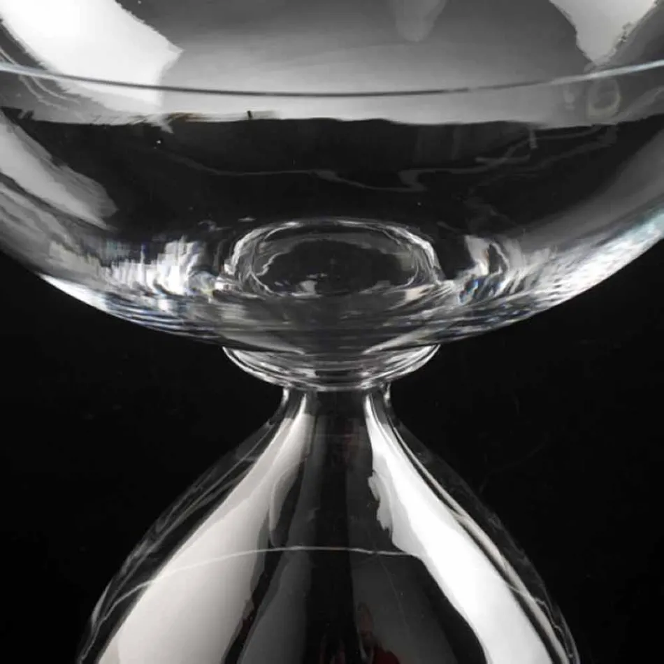 Decorative Blown Glass Vase Handcrafted in Italy - Serena Viadurini