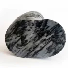 Modern Decorative Vase in Bardiglio Fiorito Marble Made in Italy - Dido Viadurini