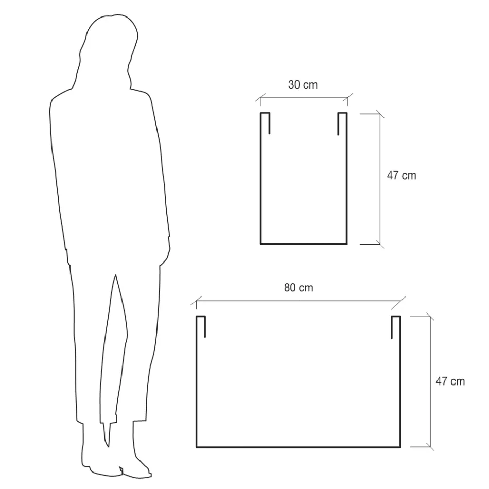 Garden Divider Pot in Colored Polyethylene Made in Italy - Maddison Viadurini