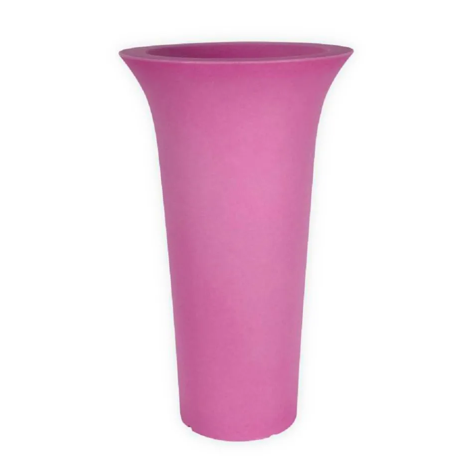 Round Garden Planter in Polyethylene Made in Italy - Tremont Viadurini