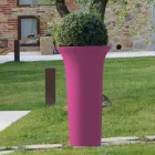 Round Garden Planter in Polyethylene Made in Italy - Tremont Viadurini
