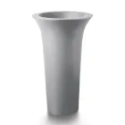 Round Garden Planter in Polyethylene Made in Italy - Tremont Viadurini