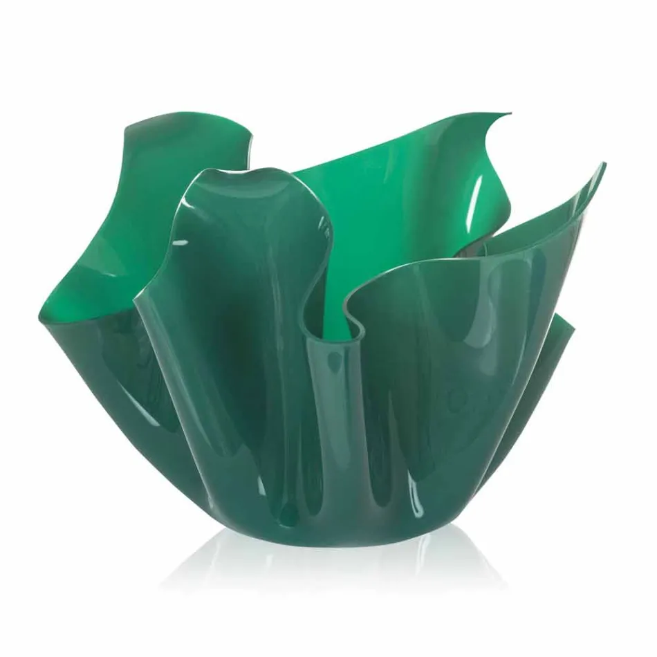 Multipurpose interior / outdoor vase Pina green, modern design made Italy Viadurini