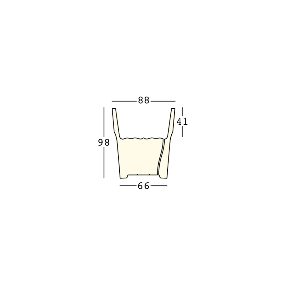 Decorative Luminous Vase in Polyethylene with LED Light Made in Italy - Pucca Viadurini