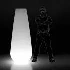 Luminous Vase for Outdoor Design in Polyethylene Made in Italy - Menea Viadurini
