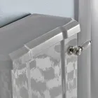 Classic Design Monoblock Vase in White Ceramic Made in Italy - Marwa Viadurini