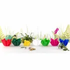 Multipurpose outdoor / interior vessel Pina blue, modern design, made in Italy Viadurini