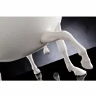 Indoor Ornamental Vase in White Ceramic or 24k Gold Made in Italy - Jacky Viadurini