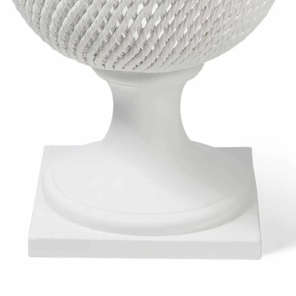 Indoor Ornamental Ceramic Vase Handmade in Italy - Napoleon Viadurini