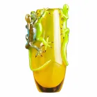 Colored Glass Ornamental Vase Handcrafted in Italy - Geco Viadurini