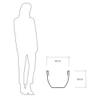 Fluorescent Vase for Indoor or Outdoor 3 Dimensions Made in Italy - Fluos Viadurini