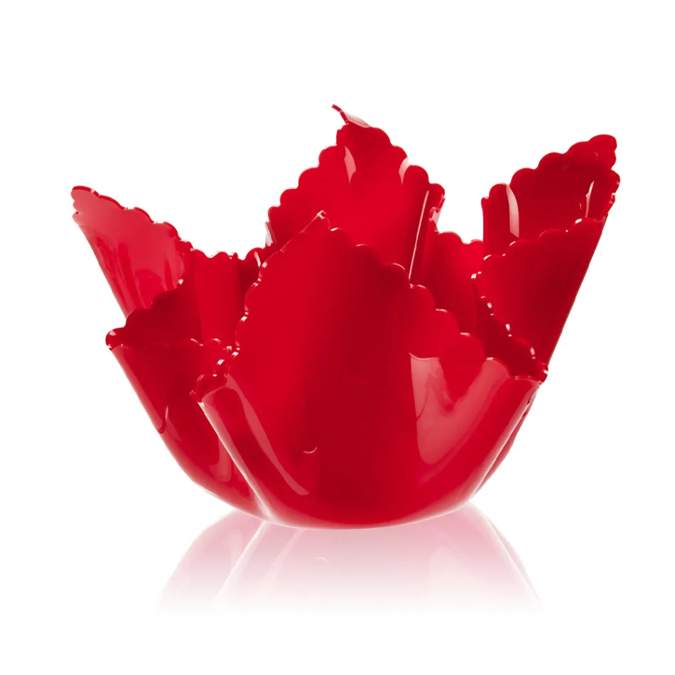 Recyclable Draped Colored Plexiglass Vase 2 Pieces 2 Sizes - Gabria Viadurini