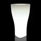 Round Colored Garden Pot in Polyethylene Made in Italy - Tremont Viadurini