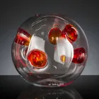 Round Indoor Vase in Blown Murano Glass Made in Italy - Kimo Viadurini