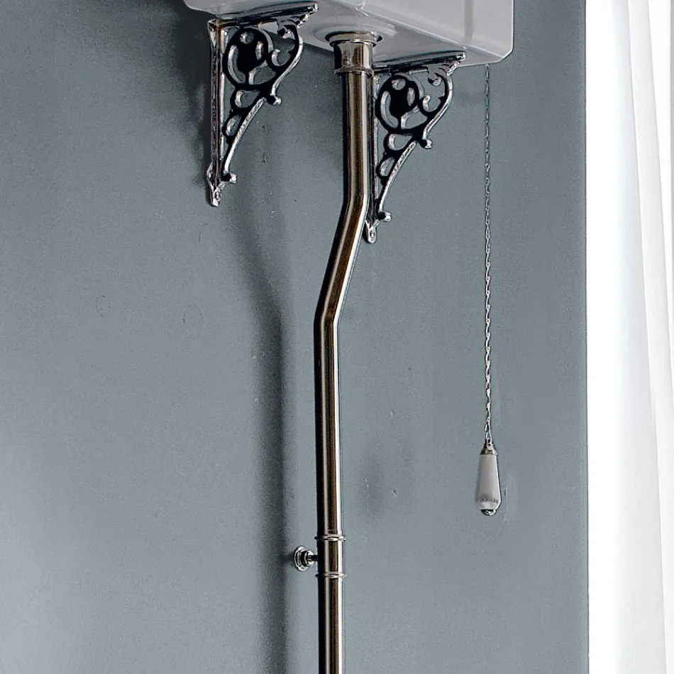 Ceramic Floor Vase with Cassette Made in Italy - Marwa Viadurini