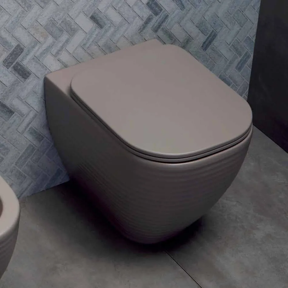 White or Colored Ceramic Vase of Trabia Design Viadurini