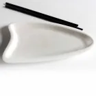 Handcrafted Kitchen Tray in White Carrara Marble Made in Italy - Portos Viadurini