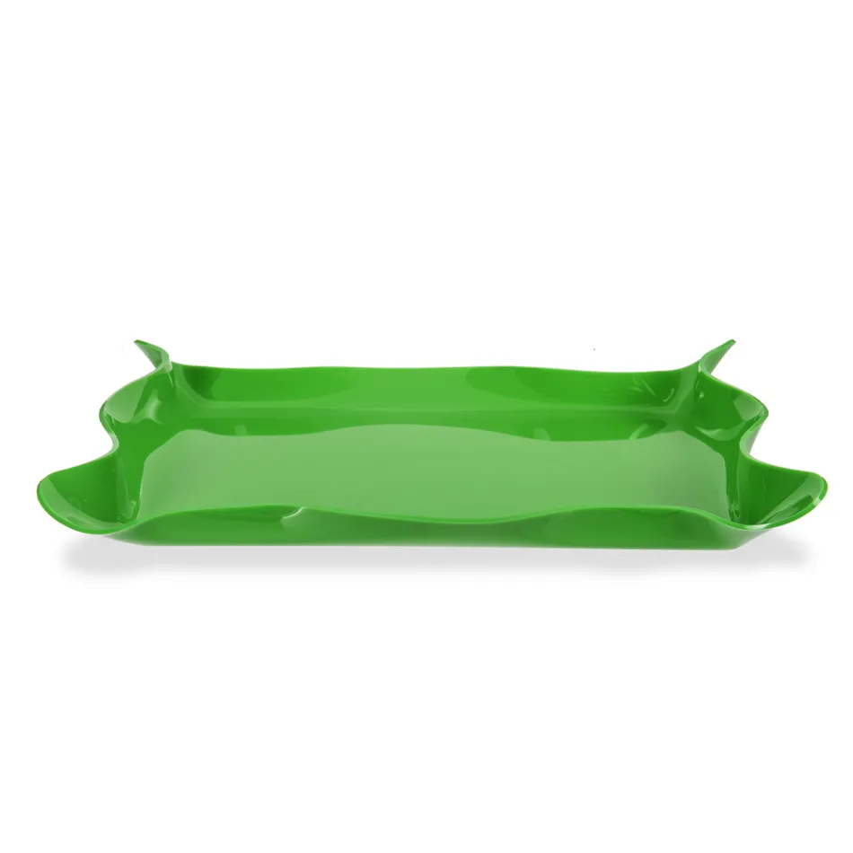 Colored and Recyclable Plexiglass Tray 2 Sizes 2 Pieces - Gabrio Viadurini