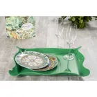 Colored and Recyclable Plexiglass Tray 2 Sizes 2 Pieces - Gabrio Viadurini