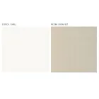 Lounge Showcase with 1 Door in White and Canaletto Finish Made in Italy - Gerd Viadurini