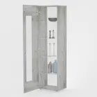 Design Lounge Display Cabinet in White, Anthracite or Concrete Wood - Suzana Viadurini