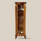 Luxury Wooden Lounge Display Cabinet 1 Door Made in Italy - Cambrige Viadurini