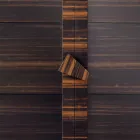 Grilli Zarafa design solid wood cabinet with 2 doors made in Italy Viadurini