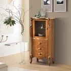 Lounge Showcase with 1 Glass Door and 3 Drawers Made in Italy - London Viadurini